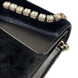 Gucci Mini Velvet Black Rhinestone Dionysus Crossbody