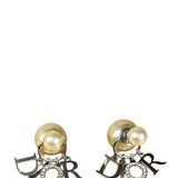 Christian Dior Pearl Spell-Out Earrings
