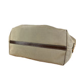 Prada Vintage Jacquard Logo Tote Brown