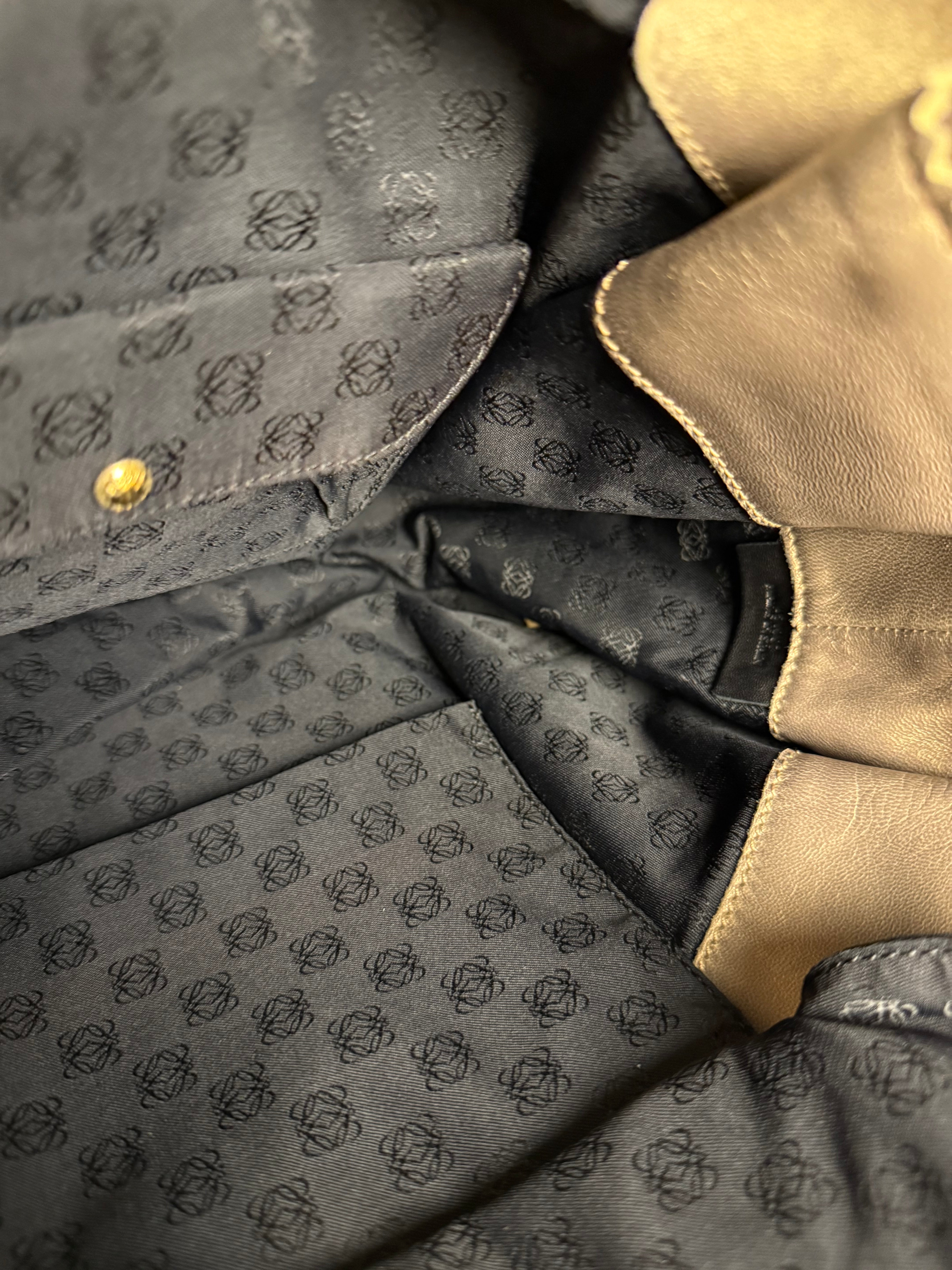 Loewe Metallic Gold Nappa Aire Leather Handbag