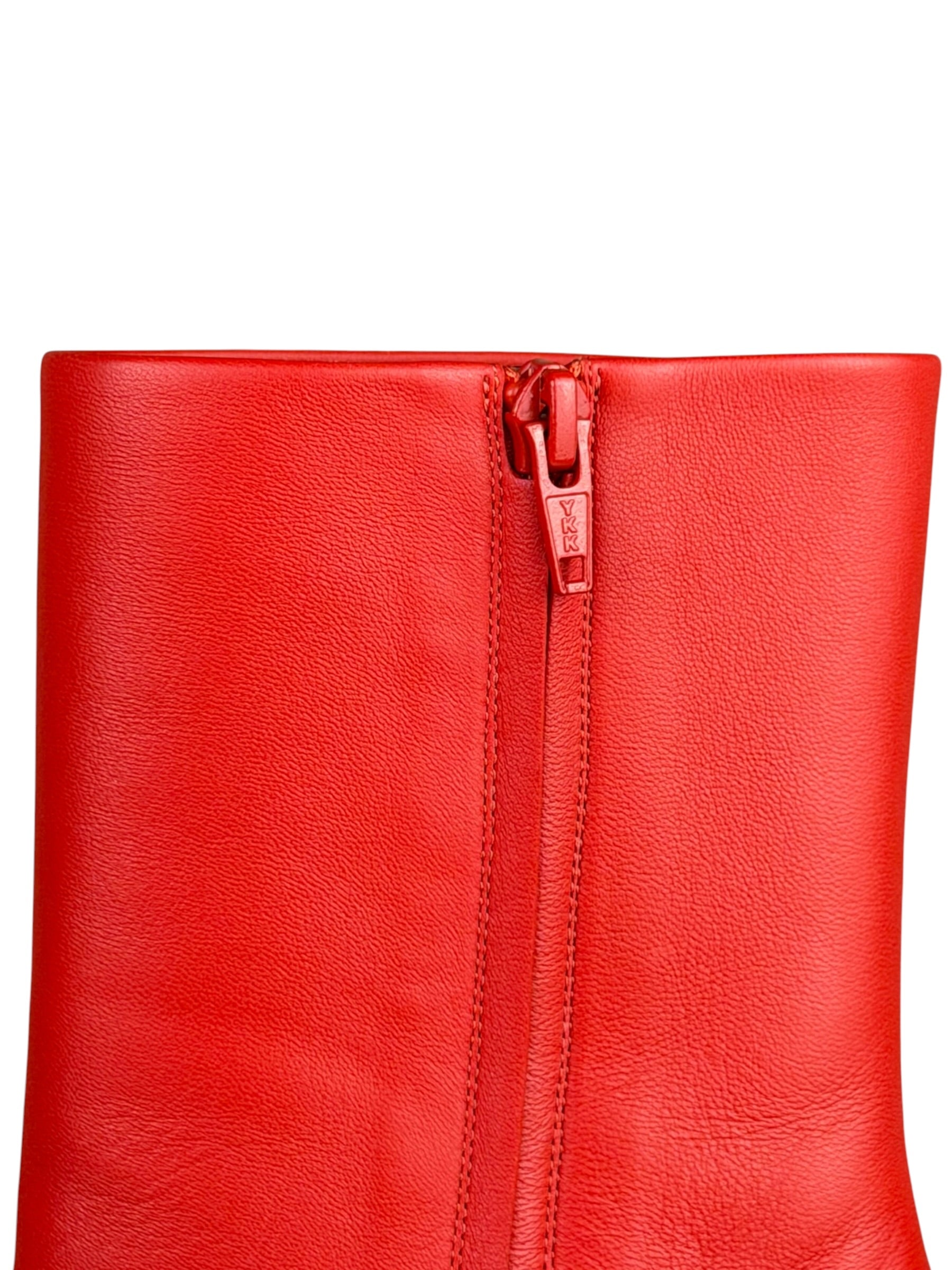 Balenciaga Red Anatomic Bootie