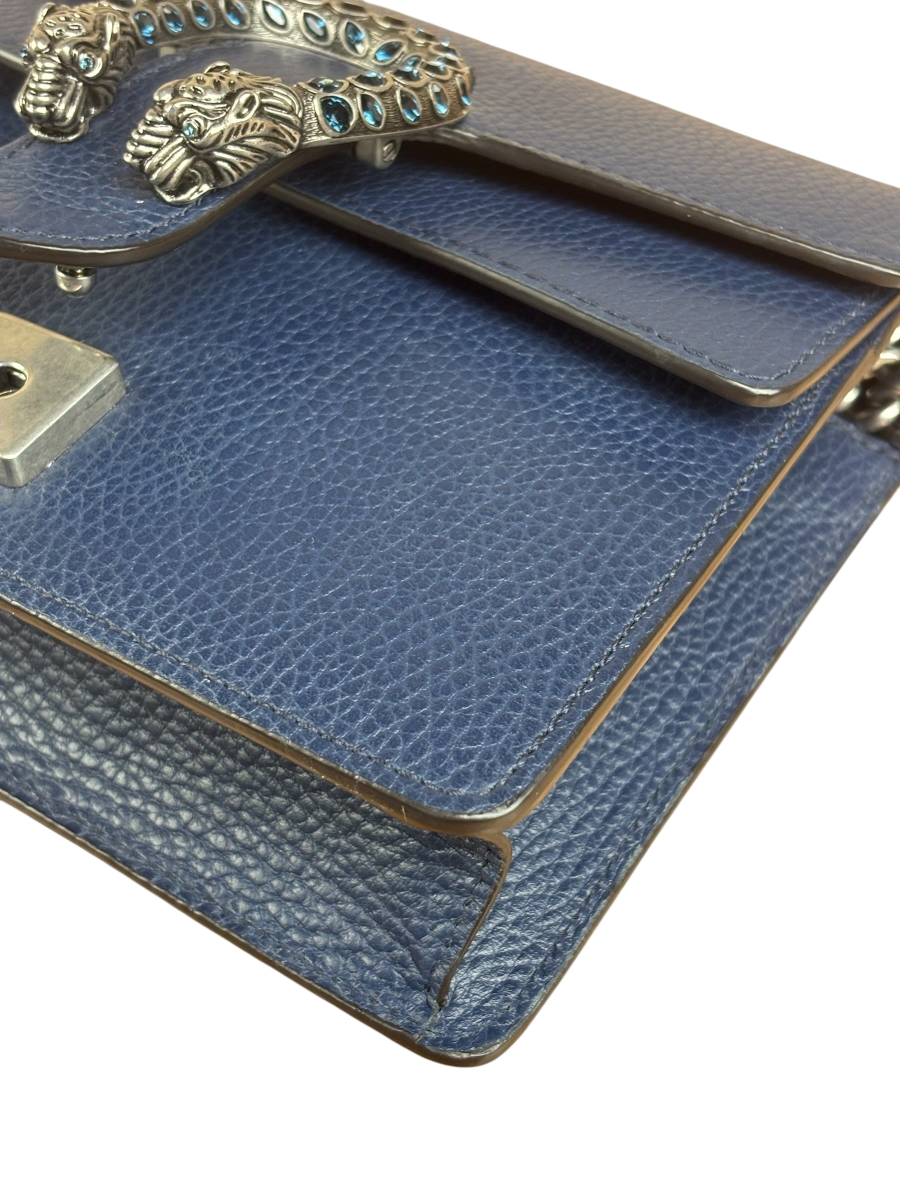 Gucci Navy Blue Dionysus Shoulder Bag