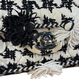Chanel Tweed Woven Medium Classic Double Flap Bag 2014