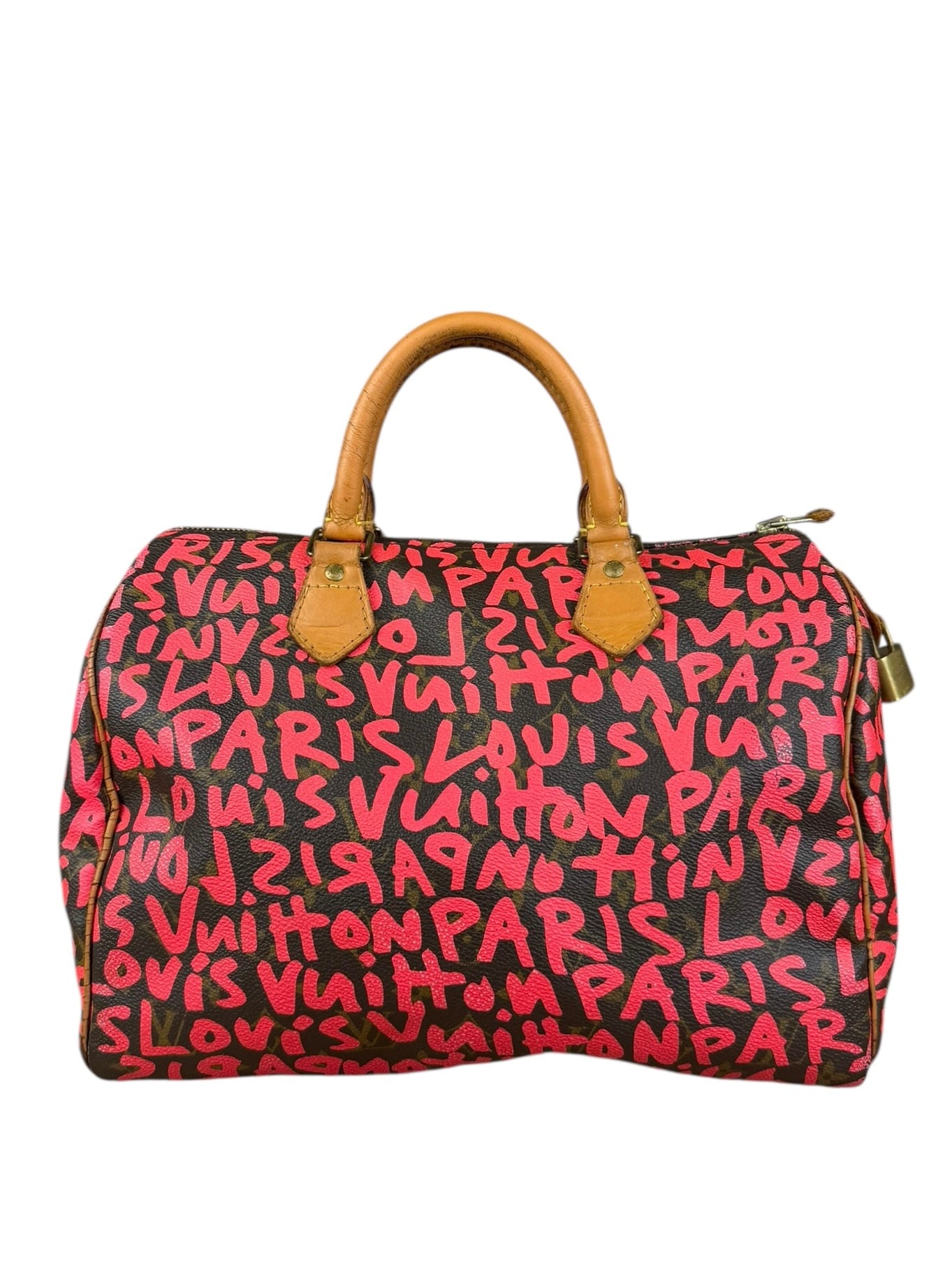 Louis Vuitton x Stephen Sprouse Graffiti Speedy 30 Pink