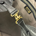 Fendi Black Leather Etniko Du Jour Shoulder Bag