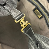 Fendi Black Leather Etniko Du Jour Shoulder Bag