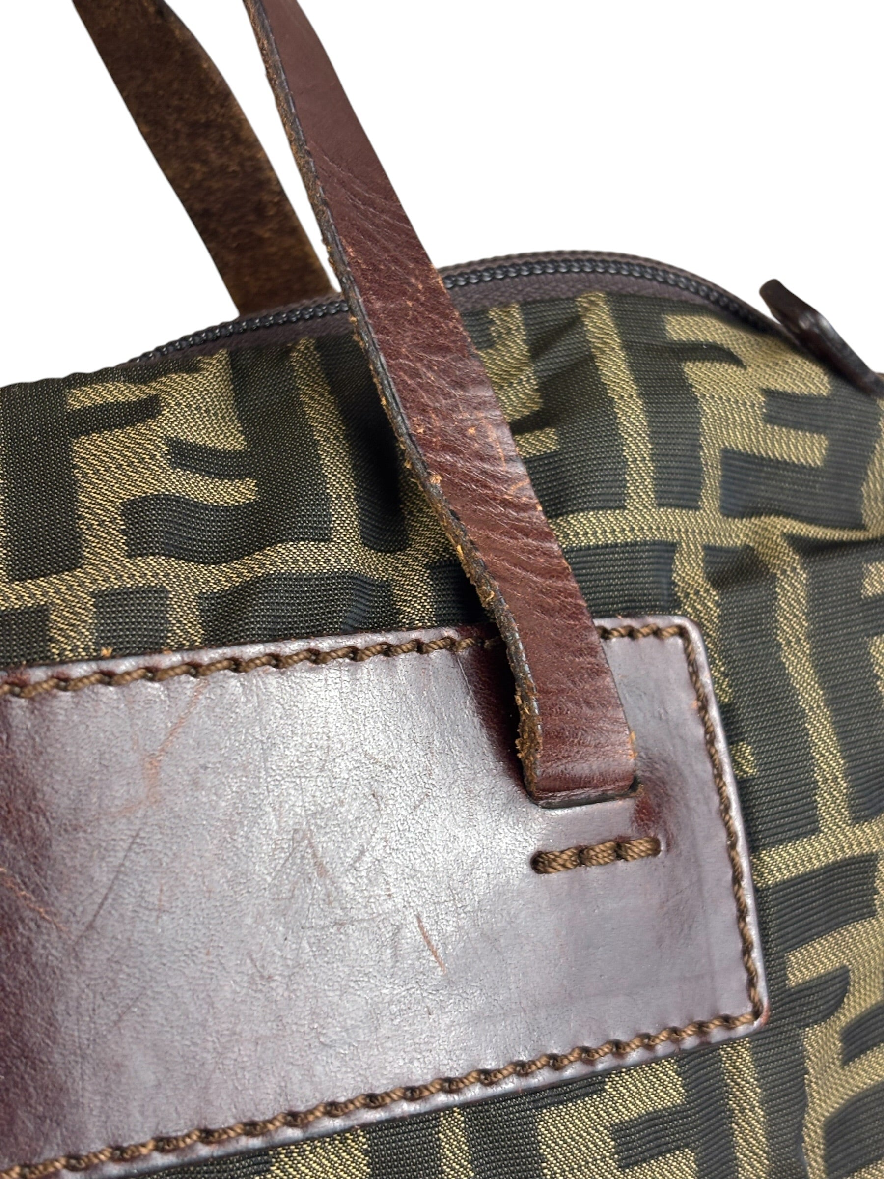 Fendi Zucca Foldable Canvas Tote Bag