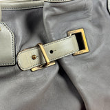 Chloé Vintage Grey Leather Shoulder Bag