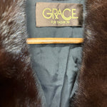 Grace Vintage Dark Mink Fur Coat