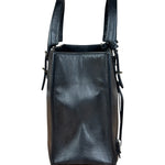Balenciaga Black Leather Papier A4 Tote Bag