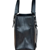 Balenciaga Black Leather Papier A4 Tote Bag