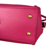 Saint Laurent Classic Y Cabas Fuchsia 2Way Handbag