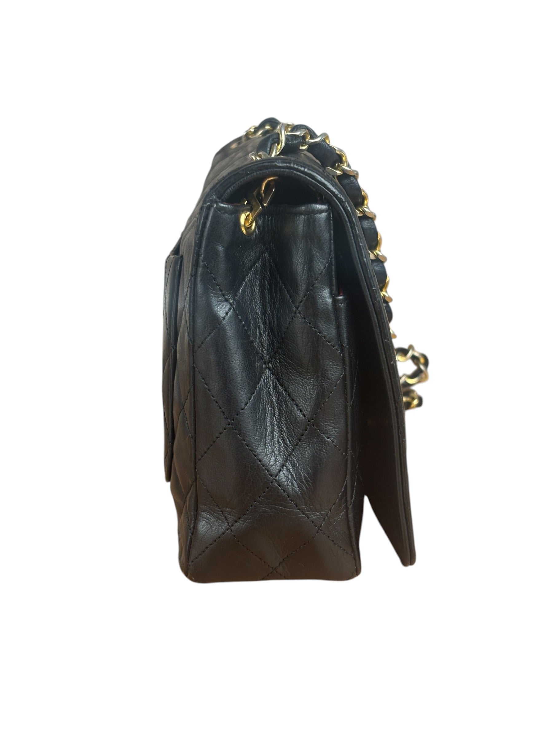Chanel Black Small Quilted Flap Shoulder Bag 86-88