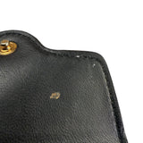Versace Black Calfskin La Medusa Flap Card Holder