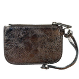 Balenciaga Le Cagole Zip Pouch Metallic