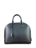 Louis Vuitton Black Epi Leather Alma Handbag PM