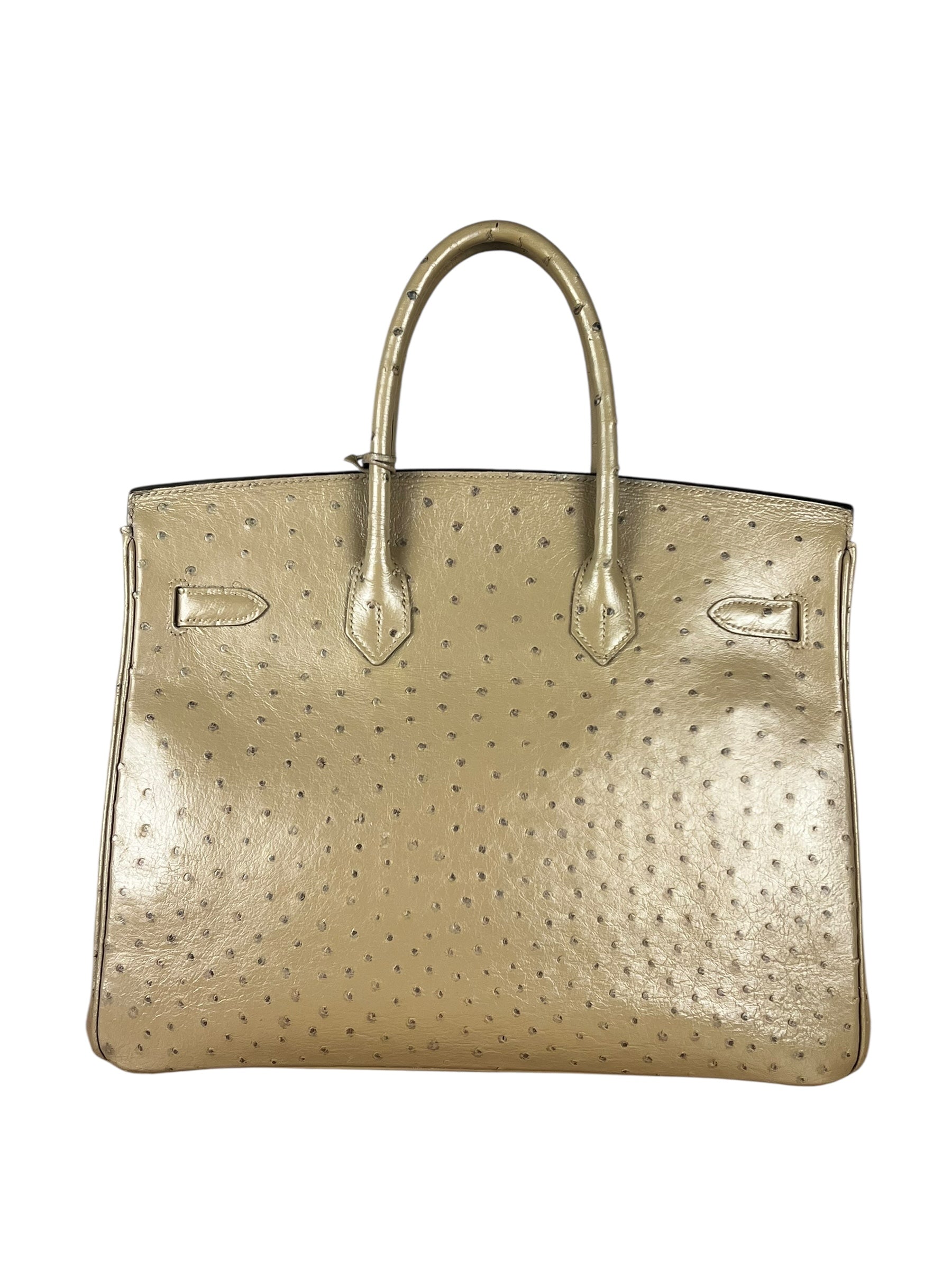 Hermes Birkin 35 Mousse Ostrich 2001
