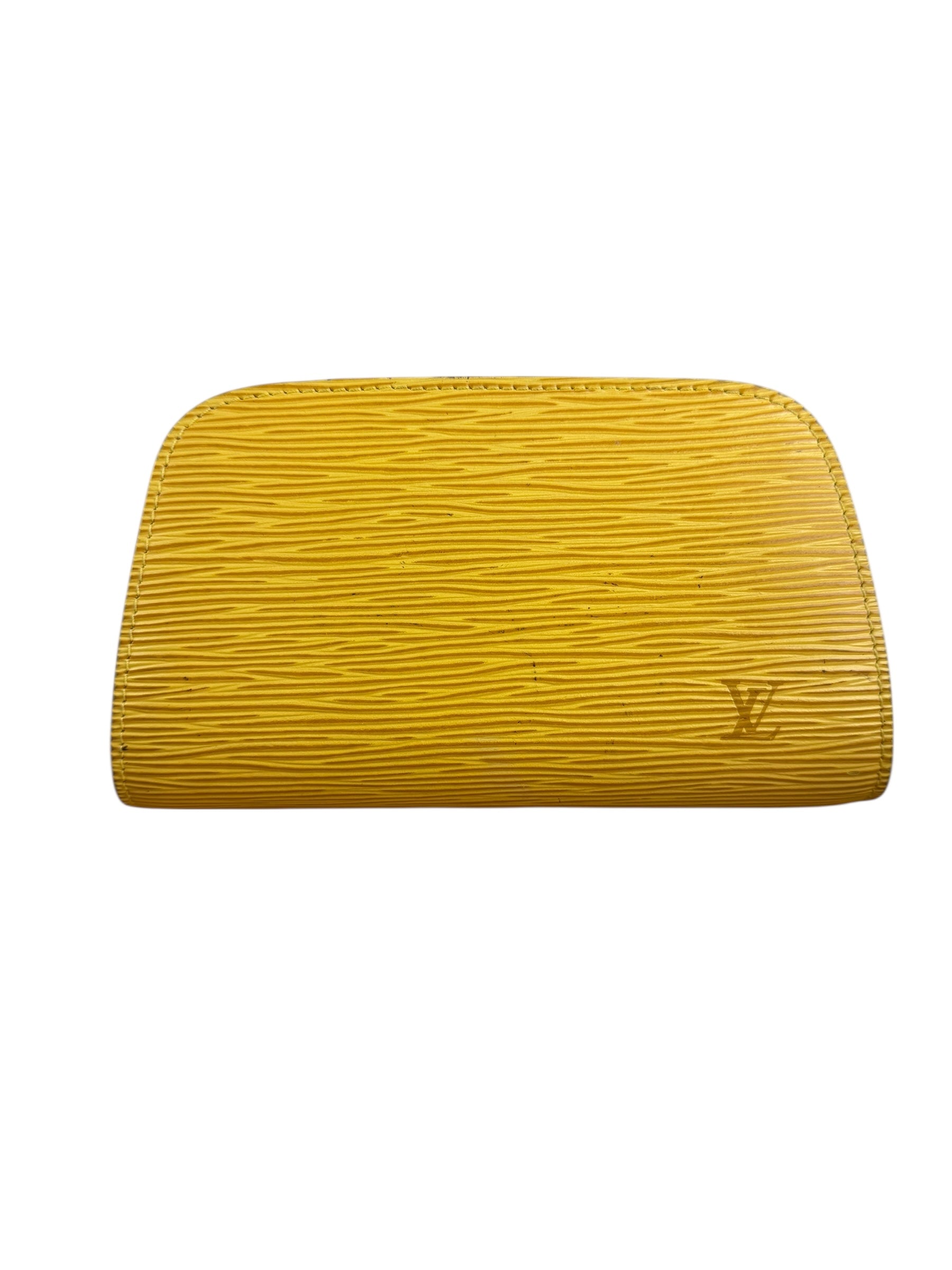 Louis Vuitton Yellow Epi Pouch