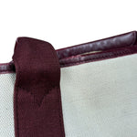 Balenciaga Canvas Maroon Cabas XS Tote Bag