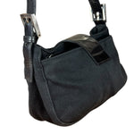 Fendi Mini Baguette Neoprene Black