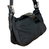 Fendi Mini Baguette Neoprene Black