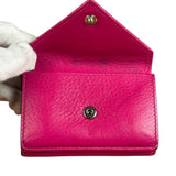 Balenciaga Hot Pink Papier Mini Wallet