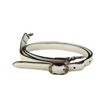 Bottega Veneta Cream Leather Mini Arco Two-Way Bag