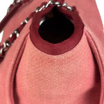 Chanel Coral Pink Medium Deauville Shopping Tote Bag 2014
