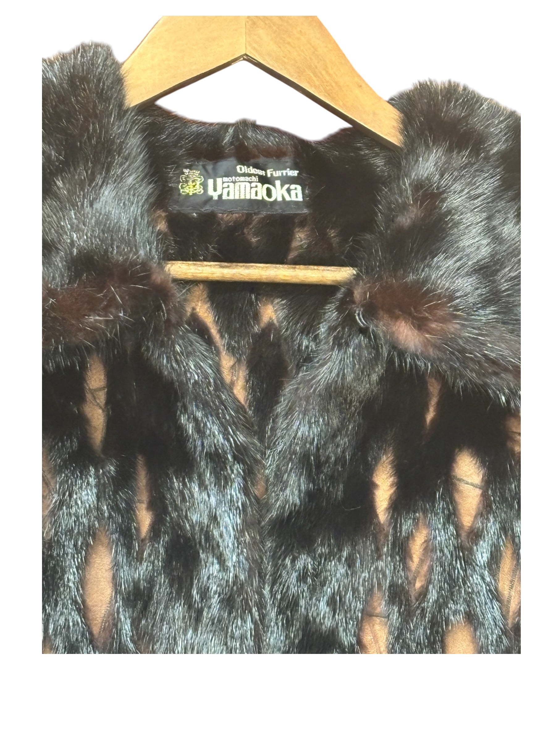 Motomachi Yamaoka Mink Fur Long Coat