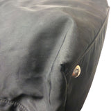 Prada Black Tessuto Nylon Leather Trim Tote Bag