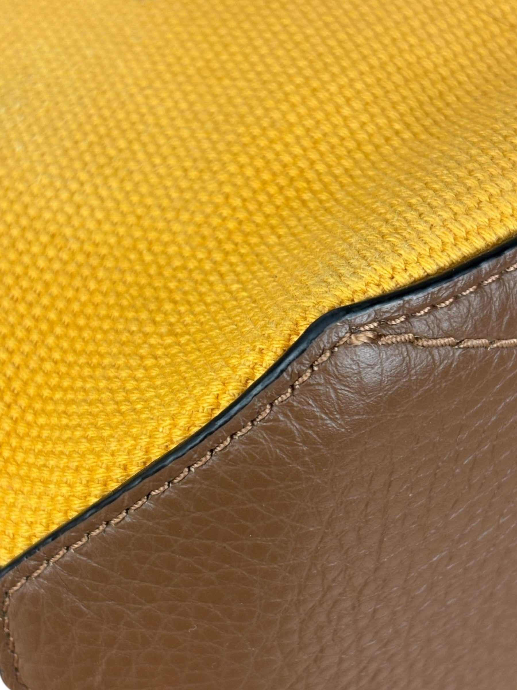 Coach Mustard Yellow Tote 20 In Colorblock Two-Way Bag