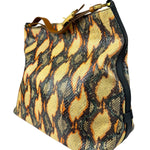 Fendi Multicolor Snakeskin Hobo Bag