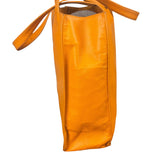Chanel Vintage Orange Caviar Leather Tote 1989