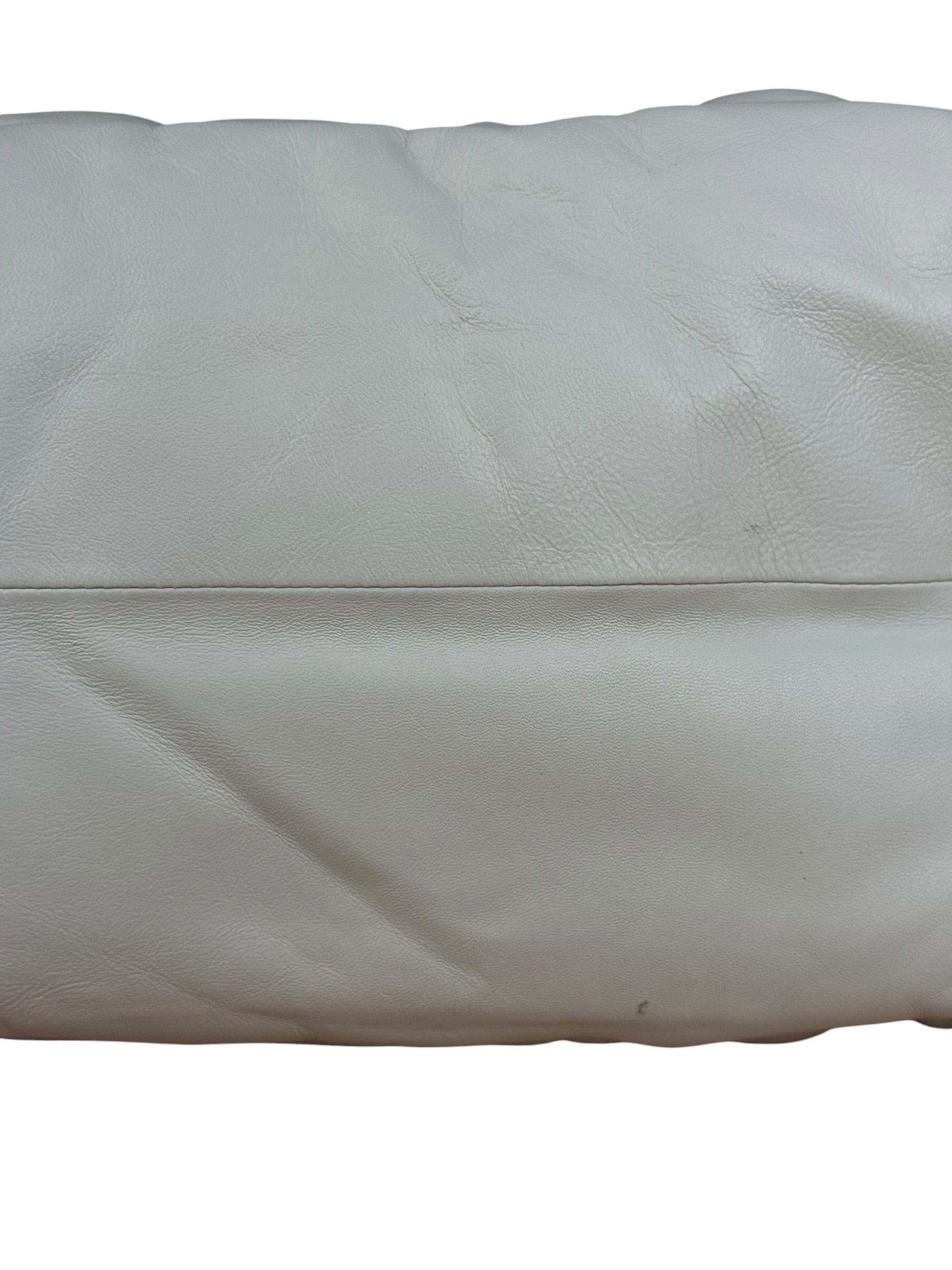 Rag & Bone White Leather Puffer Tote