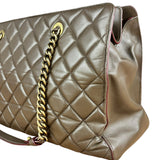 Chanel CC Brown Quilted Leather Perfect Edge Tote 2012