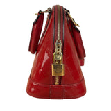 Louis Vuitton Red Monogram Vernis Alma bb