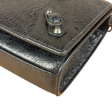 Balenciaga Black Croc Embossed Le City Clutch/Wallet