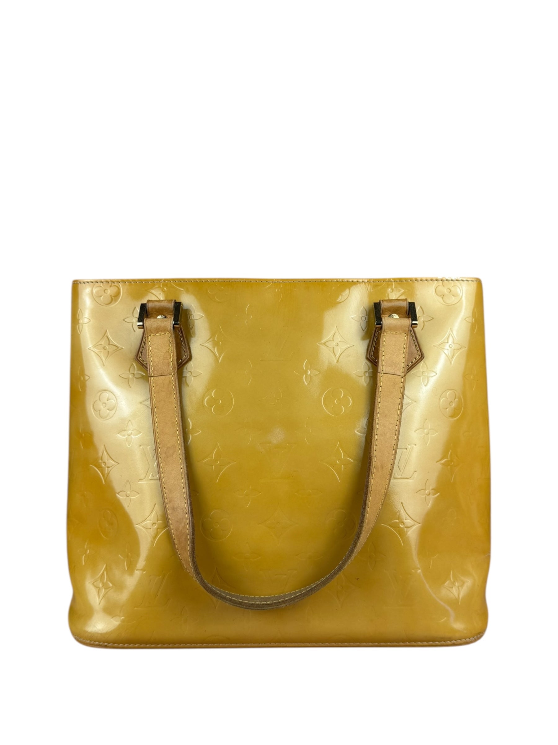 Louis Vuitton Vintage Monogram Vernis Houston Yellow