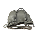 Prada Grey Vitello Daino Leather 2Way Handbag