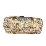 Fendi FF Floral Zucchino Shoulder Tote