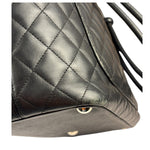 Chanel Black Quilted Calfskin Cambon Ligne Tote 2003