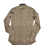 Prada Muted Cheetah Print Button Down Top