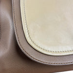 Fendi Colorblock Leather Two-Way Flap Bag
