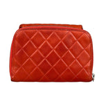 Chanel Red Quilted Mini Flap Wallet on Chain Bag 2011