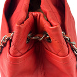 Chanel Red Quilted Leather Natural Beauty Chain Tote 2010