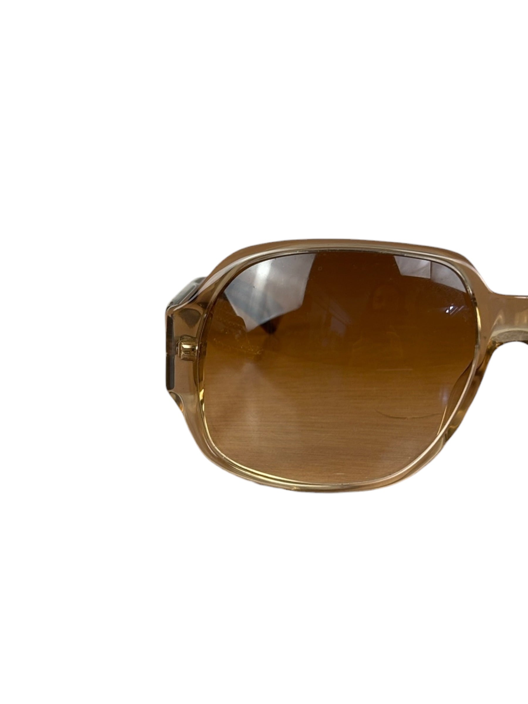 Gucci Vintage Gold Square Frame Sunglasses