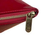 Louis Vuitton Red Leather Monogram Vernis Bellevue Handbag PM
