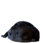 Vintage Dark Fur Tailed Hat