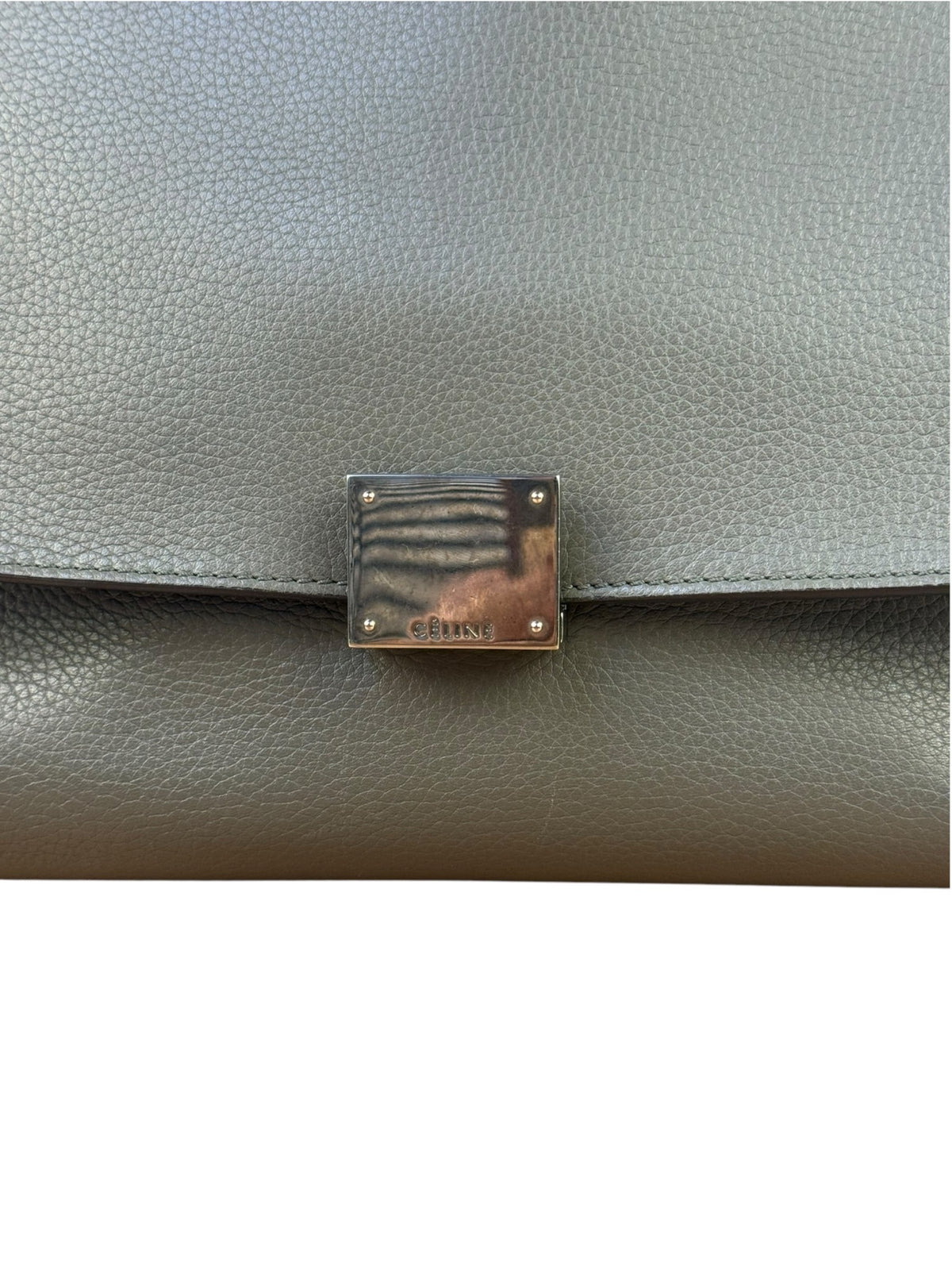 Celine Trapeze Bag In Grey