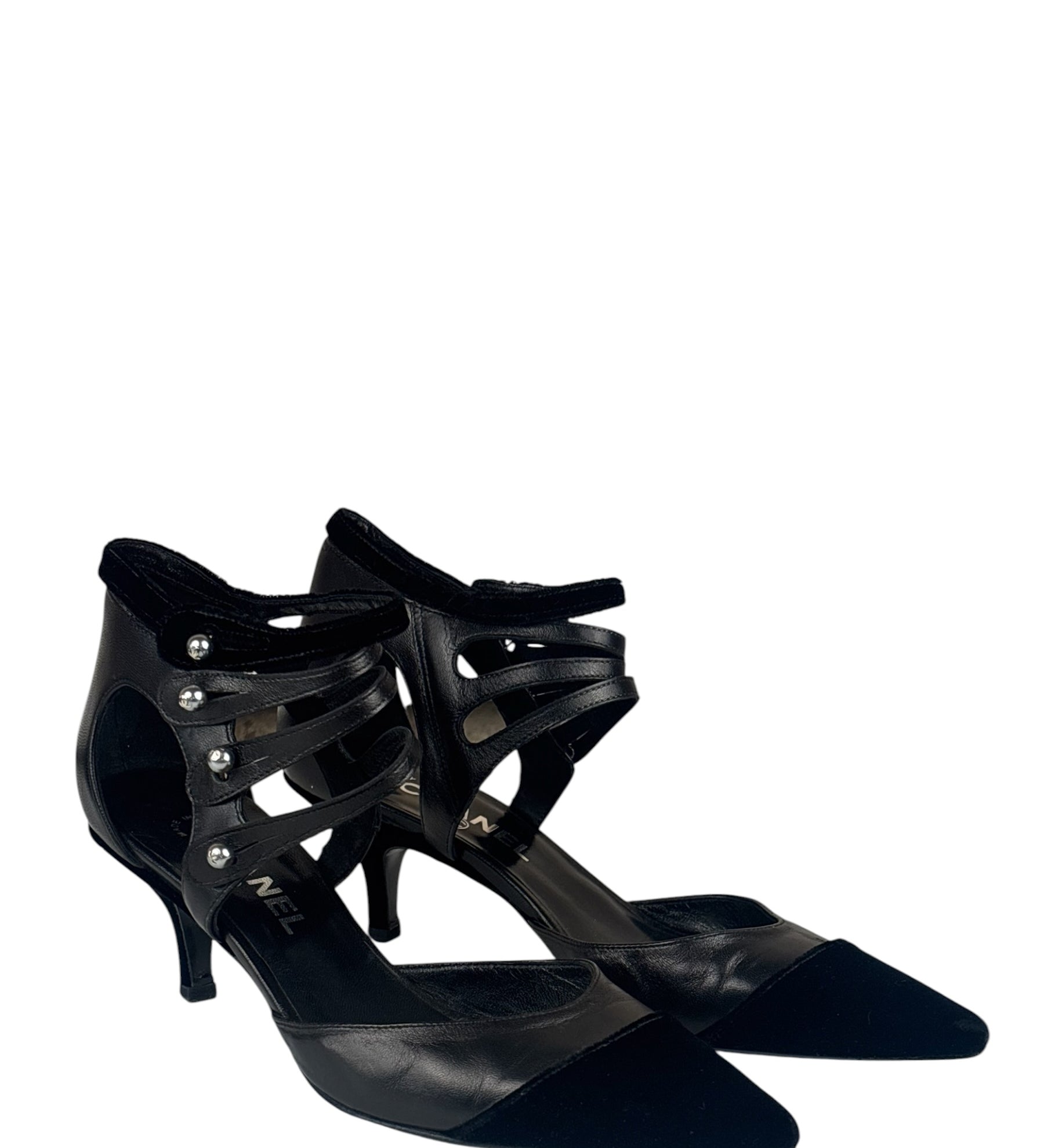 Chanel Black D'Orsay Pumps 2003